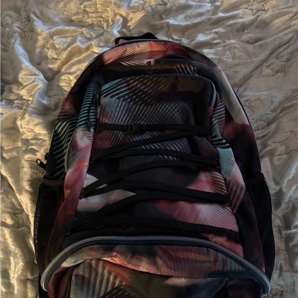 Under Armour Black and Pink Backpack